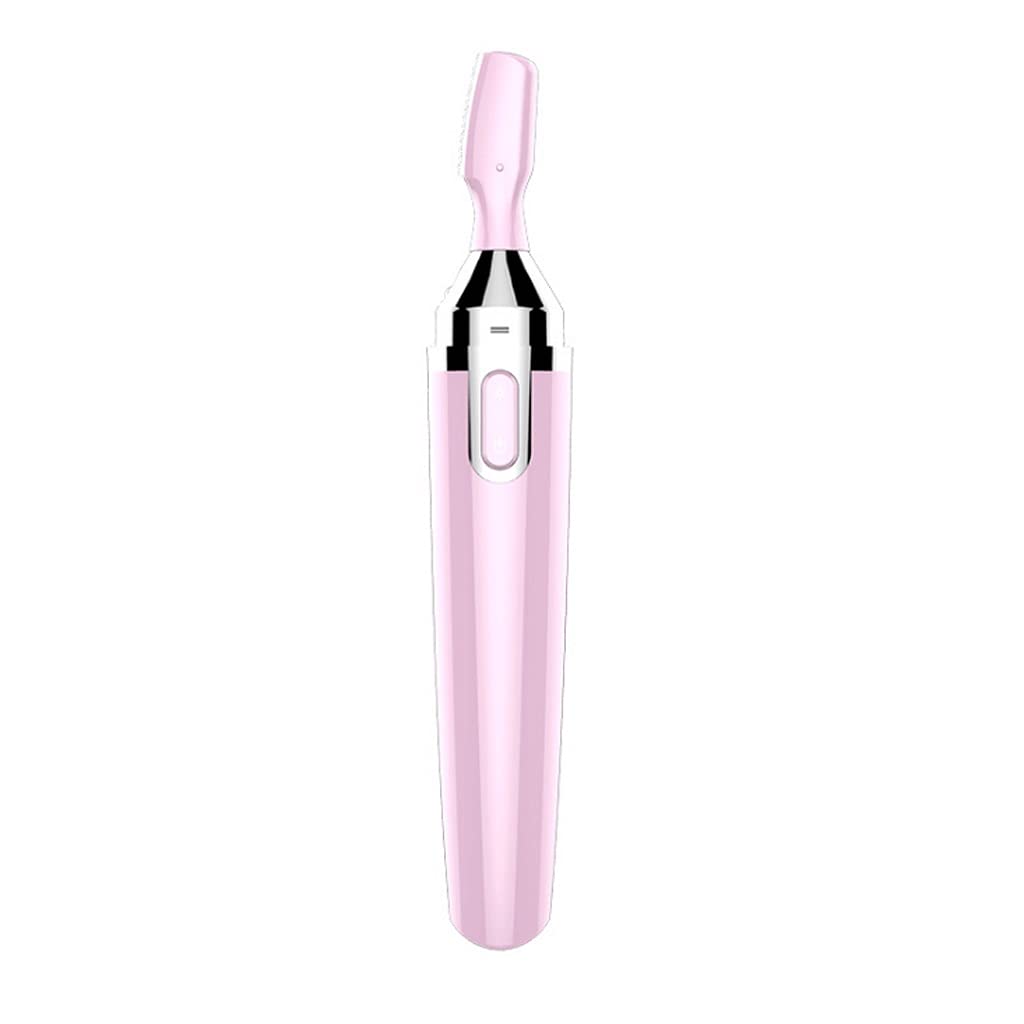 Eyebrow & Facial Hair Trimmer, Pink