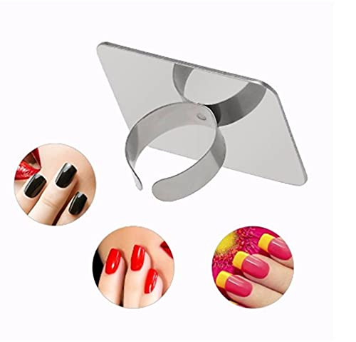 2-Piece Stainless Steel Makeup Mixing Ring Palette