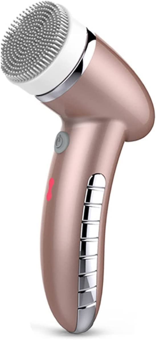 USB Rechargeable Waterproof Facial Cleansing Brush with 4 Brush Heads