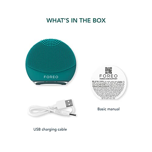 Facial Cleansing Brush & Firming Face Massager, Evergreen