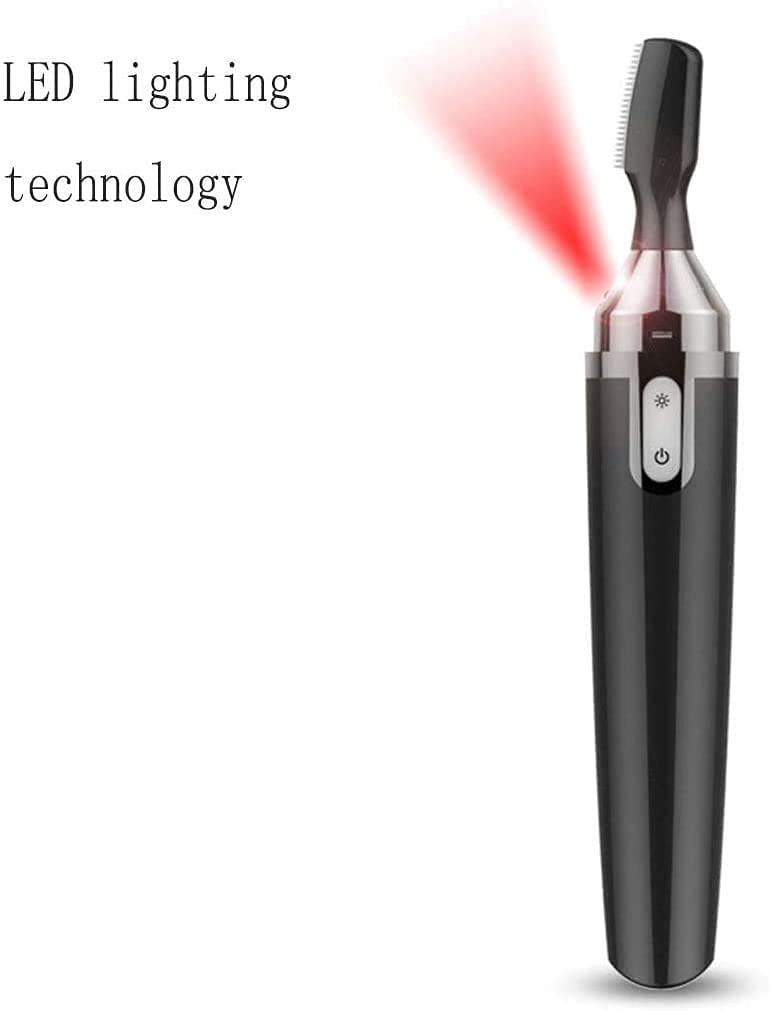 Eyebrow & Facial Hair Trimmer, Pink