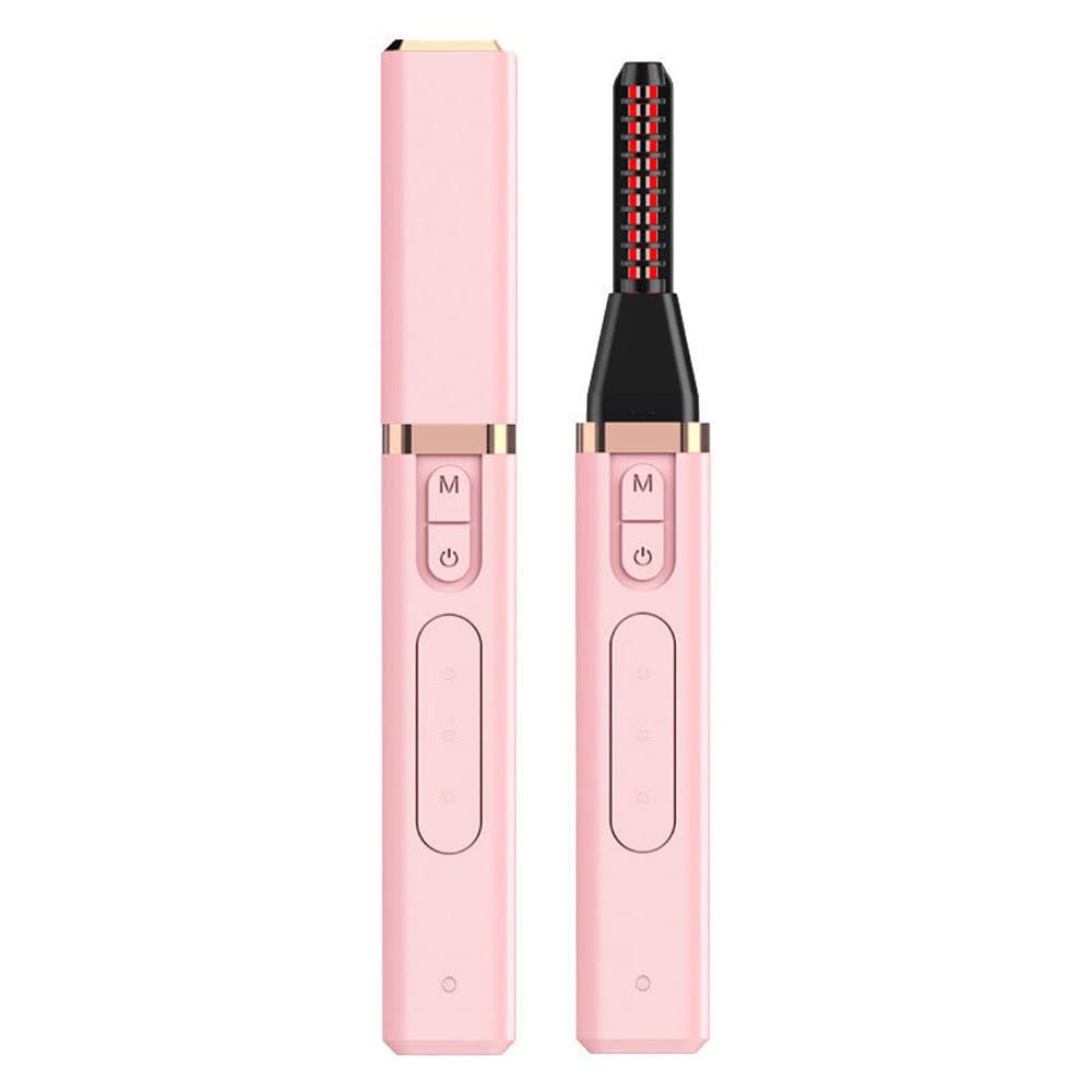USB Rechargeable Heated Eyelash Curler with 3 Temperature Settings