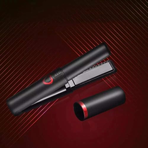 USB Rechargeable Ceramic Hair Straightener & Curler