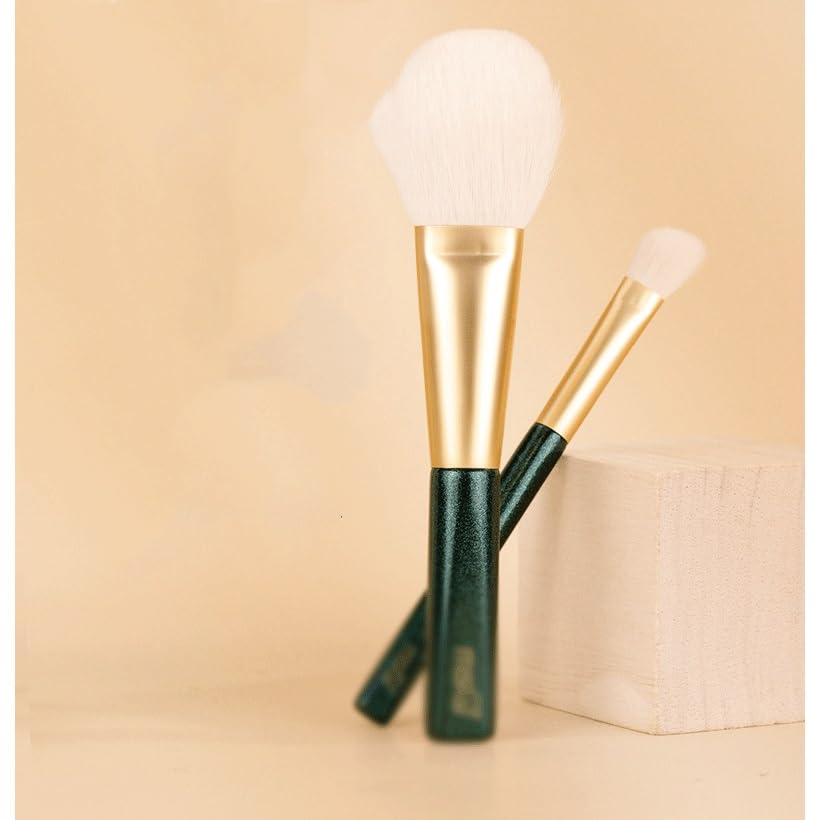 6-Piece Portable Makeup Brush Set for Powder & Eyeshadow