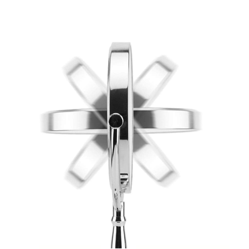 8" LED Makeup Mirror with 5X Magnification & 360° Rotation