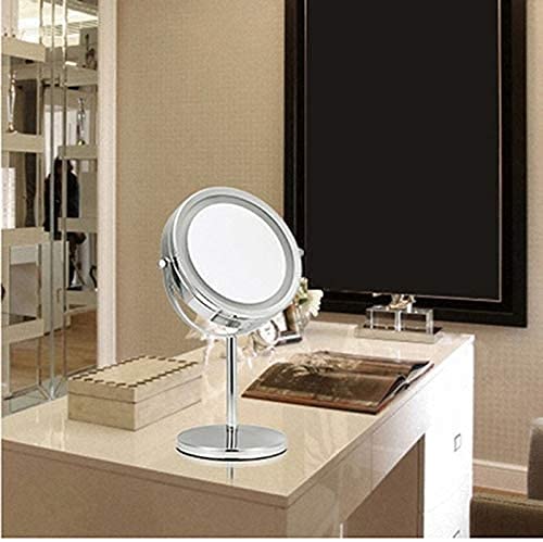 8" Rechargeable LED Makeup Mirror with 10X Magnification