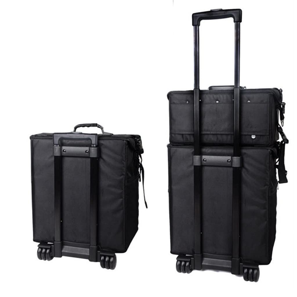 Large Detachable Makeup Trolley Case for Cosmetic & Beauty Storage