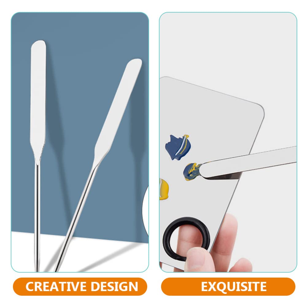 Acrylic Makeup Mixing Palette & Spatula Set