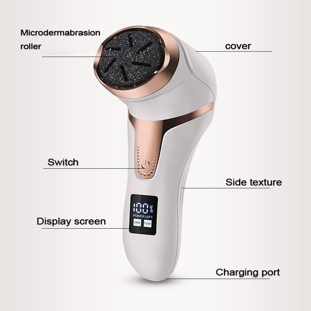 Rechargeable Electric Foot Callus Remover with LCD Display