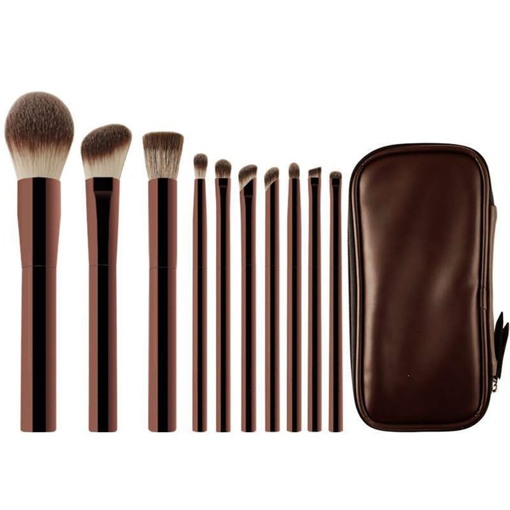 Complete Makeup Brush Set for Face, Eyes & Lips