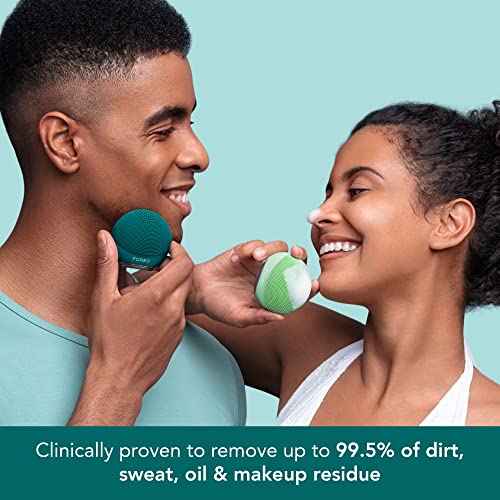 Facial Cleansing Brush & Firming Face Massager, Evergreen