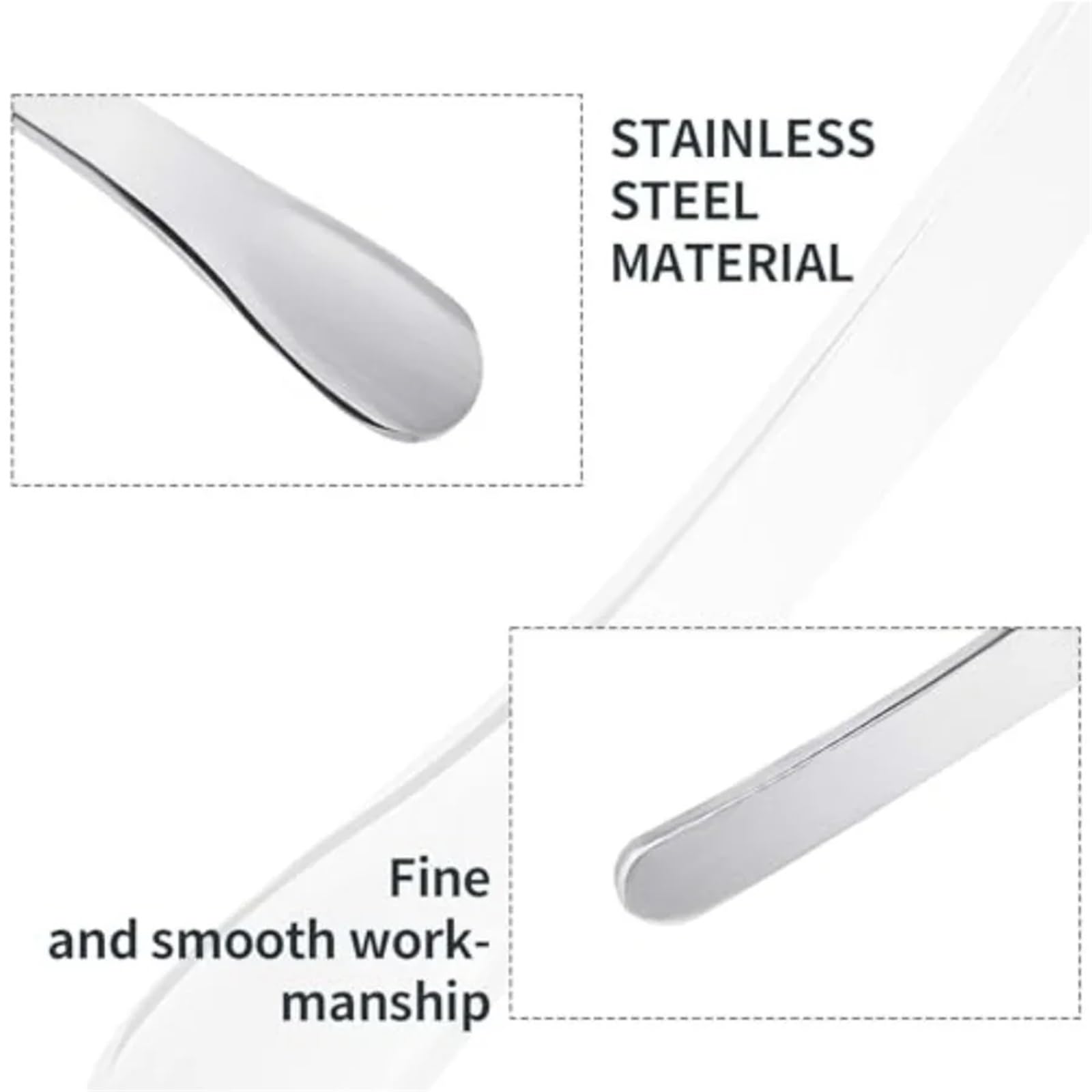 Mini Metal Cosmetic Spatula Set for Cream Mixing & Sampling, 6-Piec