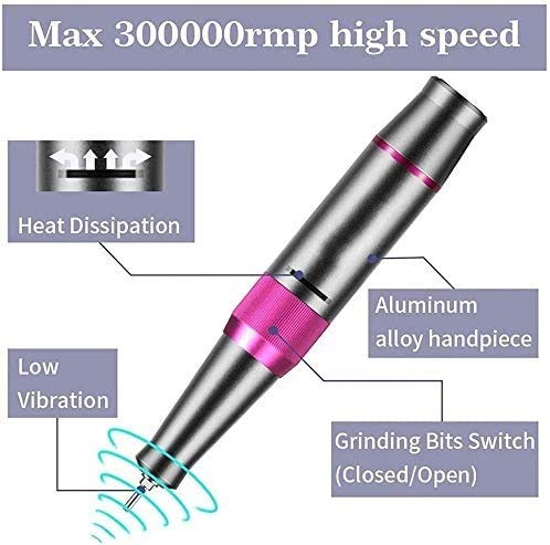 35,000 RPM Rechargeable Electric Nail Drill for Acrylic & Gel Nails