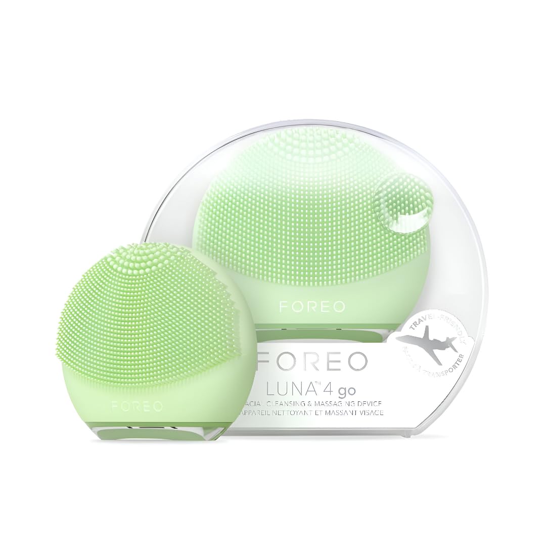 Facial Cleansing Brush & Firming Face Massager, Evergreen