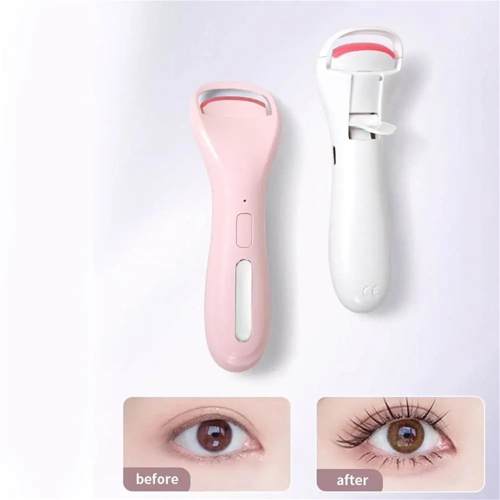 Electric Heated Eyelash Curler with 3 Temperature Settings