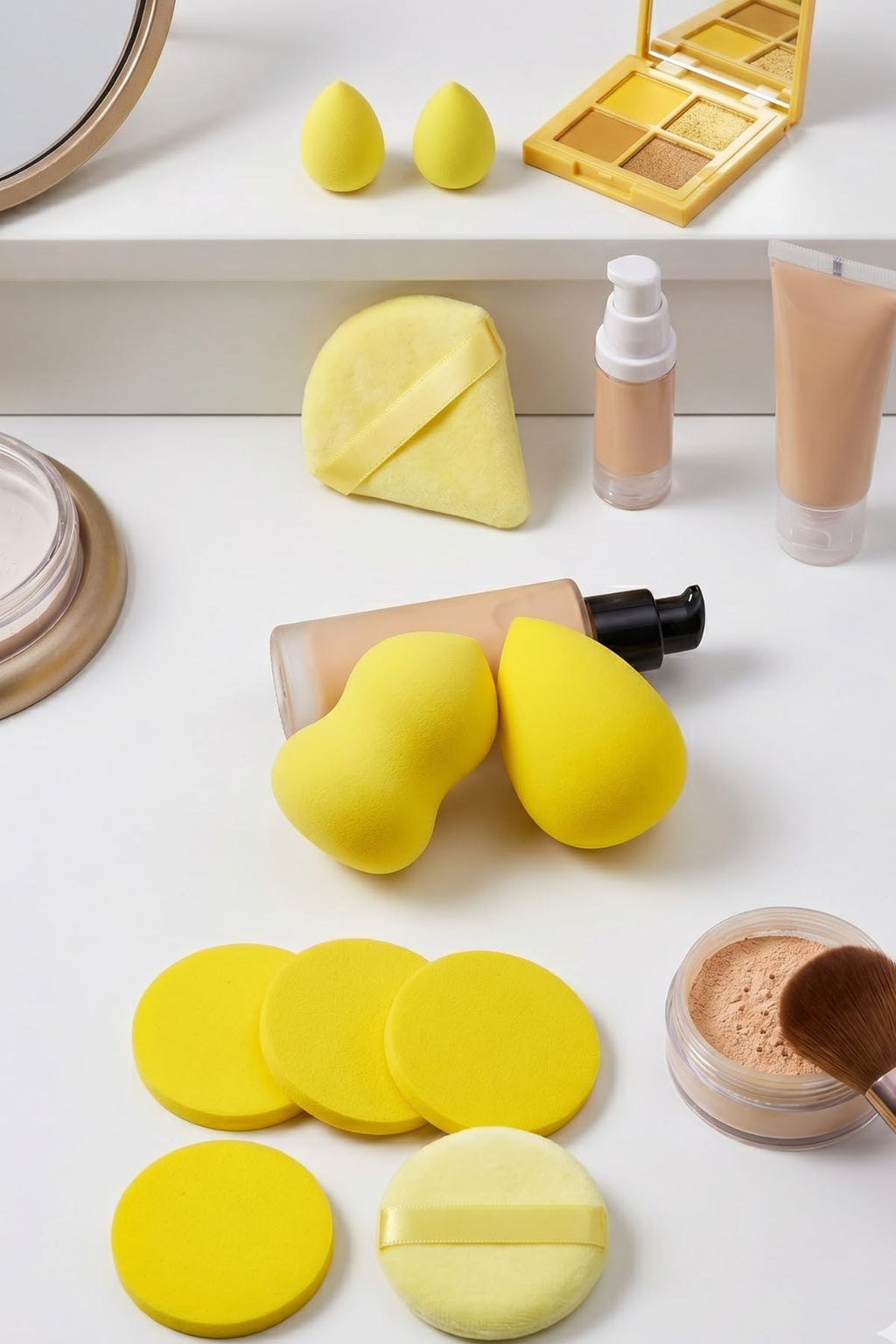 10-Piece Makeup Sponge Set for Foundation, Concealer & Blending