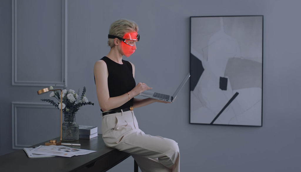 8-Color LED Face Mask for Wireless Facial Skincare