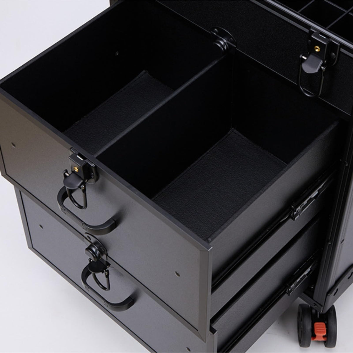 Lockable Rolling Hairdressing & Makeup Trolley Case