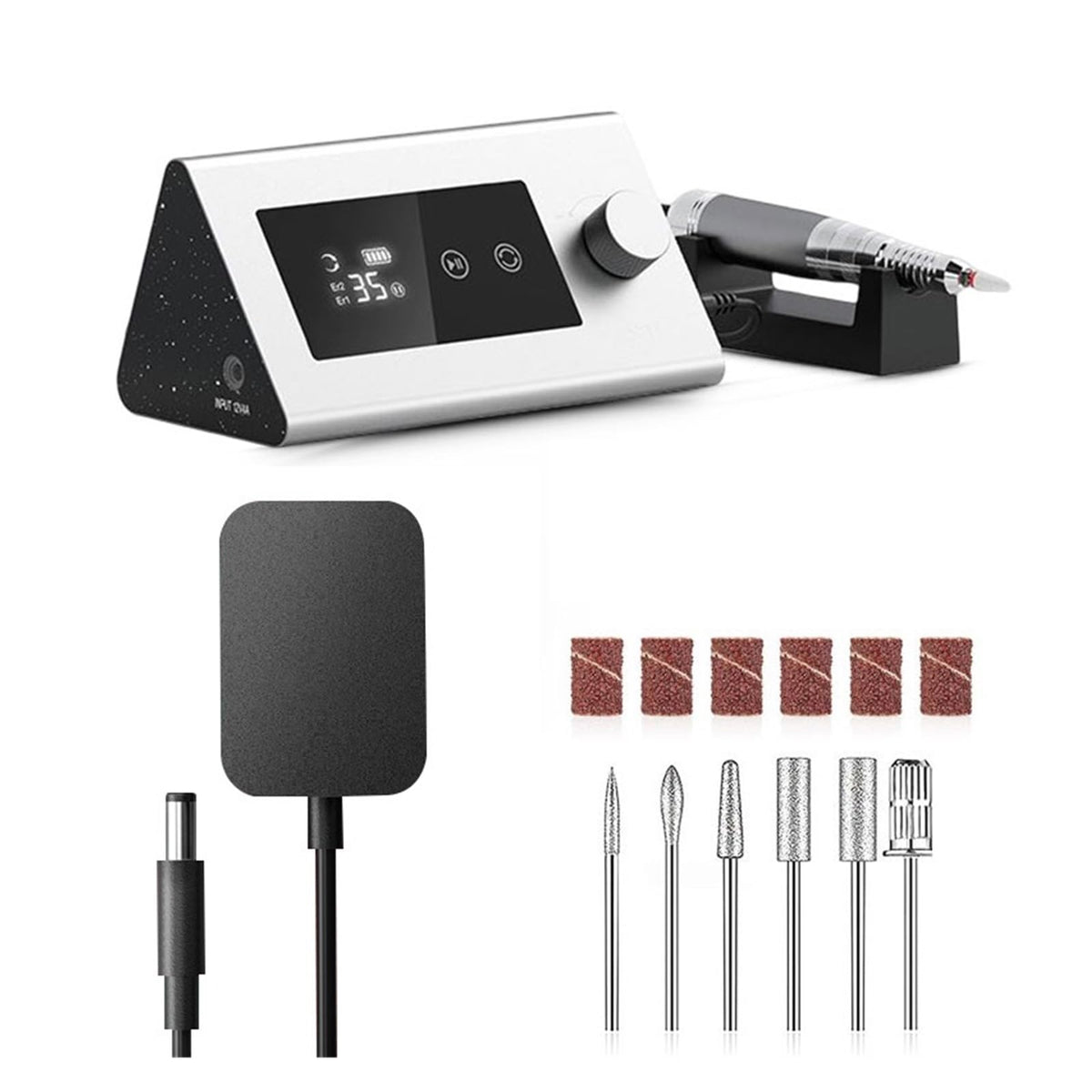 35,000 RPM Touchscreen Electric Nail Drill for Manicure & Acrylic Nails