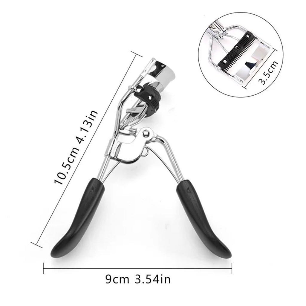 Portable Stainless Steel Eyelash Curler for Natural Lift