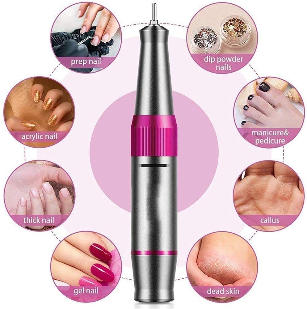 35,000 RPM Rechargeable Electric Nail Drill for Acrylic & Gel Nails