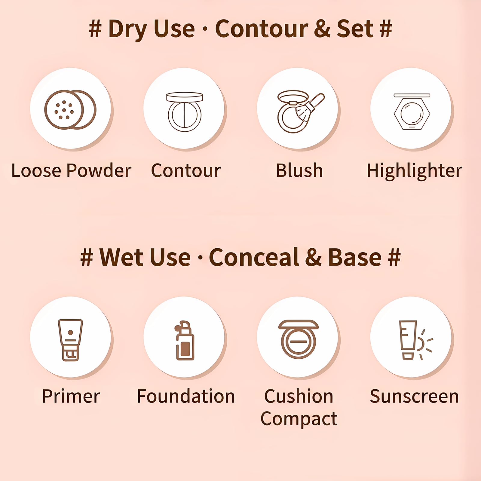 70-Piece Breathable Makeup Puff Set for Powder & Foundation