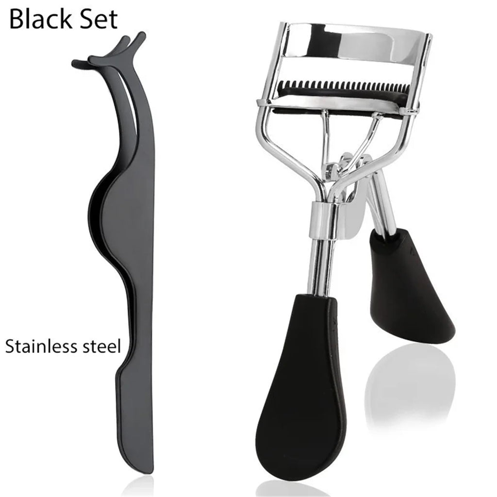 Portable Stainless Steel Eyelash Curler for Natural Lift