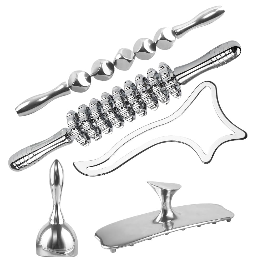 Stainless Steel Gua Sha Massage Tools for Lymphatic Drainage & Body Sculpting