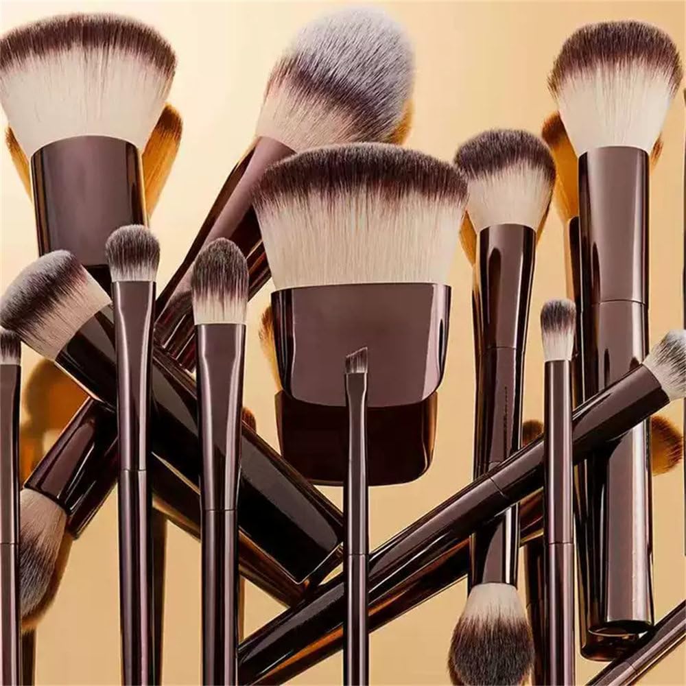 Complete Makeup Brush Set for Face, Eyes & Lips