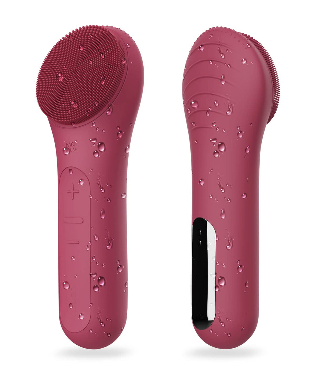 Ultrasonic Facial Cleansing Brush, Waterproof & Rechargeable