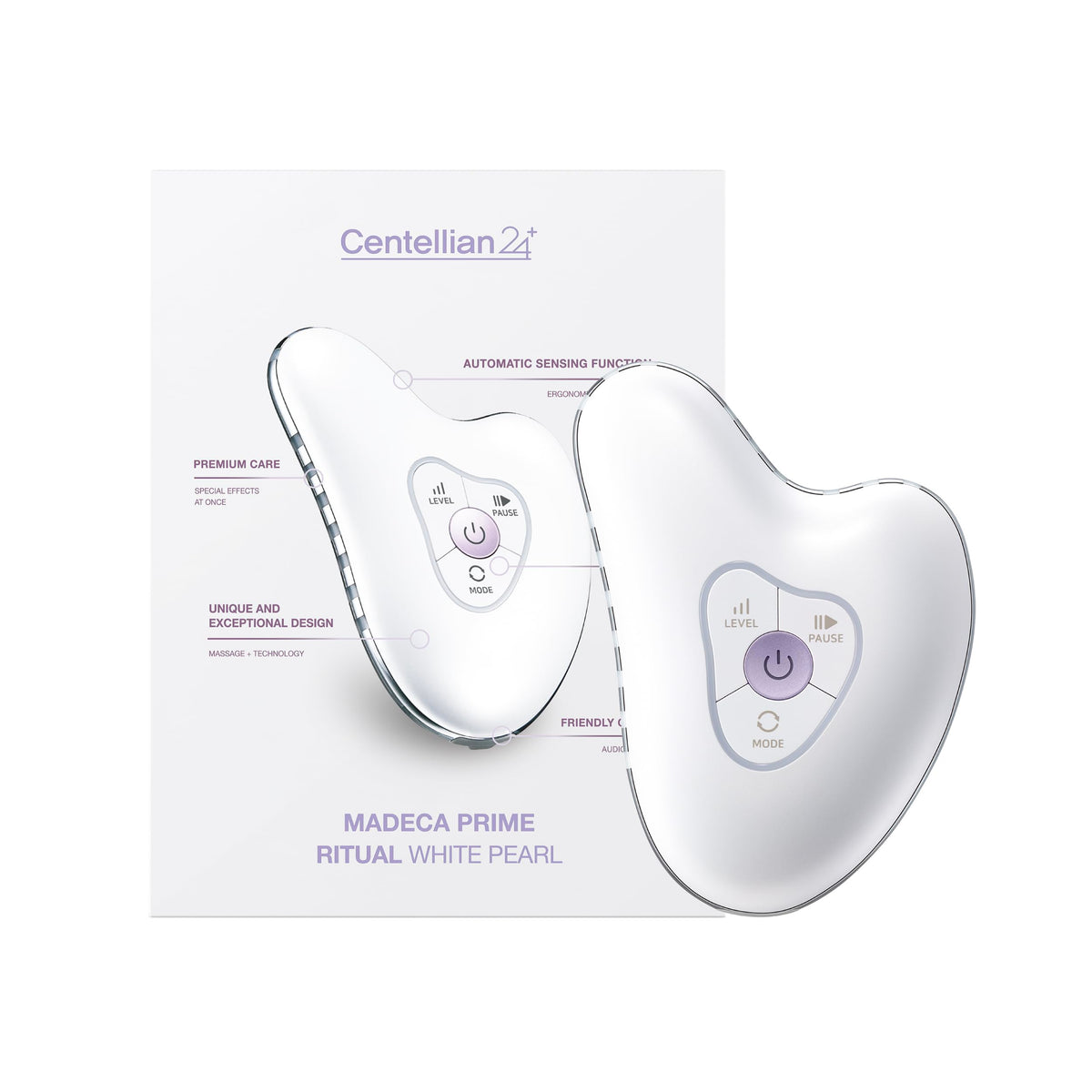 CENTELLIAN 24 Madeca Prime Ritual White Pearl Gua Sha Beauty Device