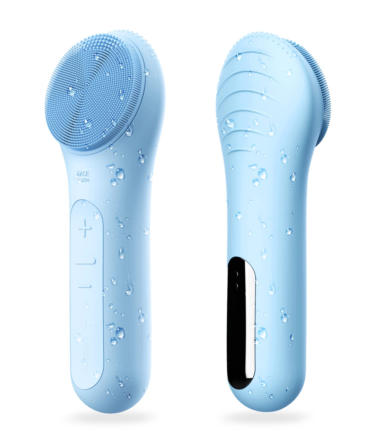 Ultrasonic Facial Cleansing Brush, Waterproof & Rechargeable
