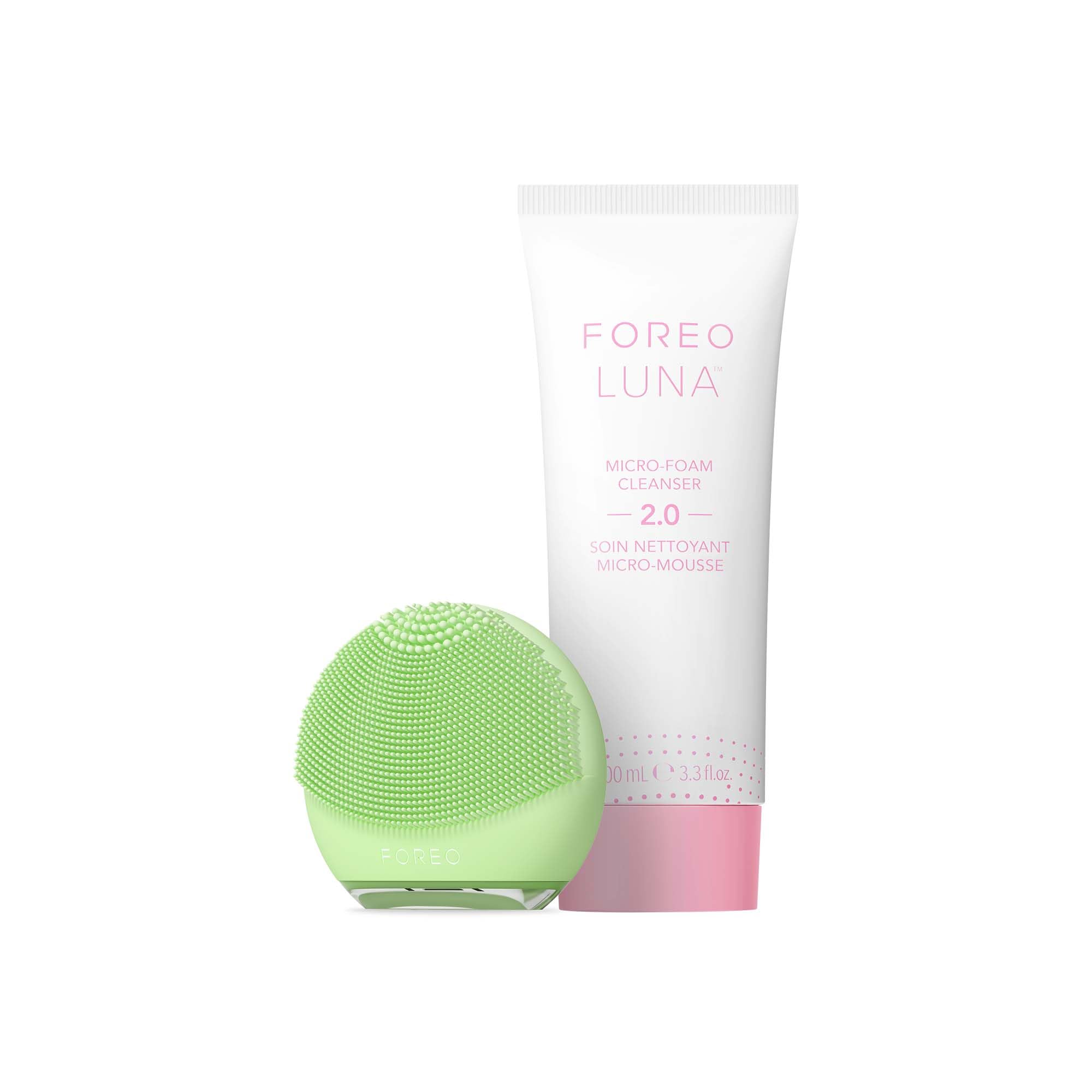 Facial Cleansing Brush & Firming Face Massager, Evergreen
