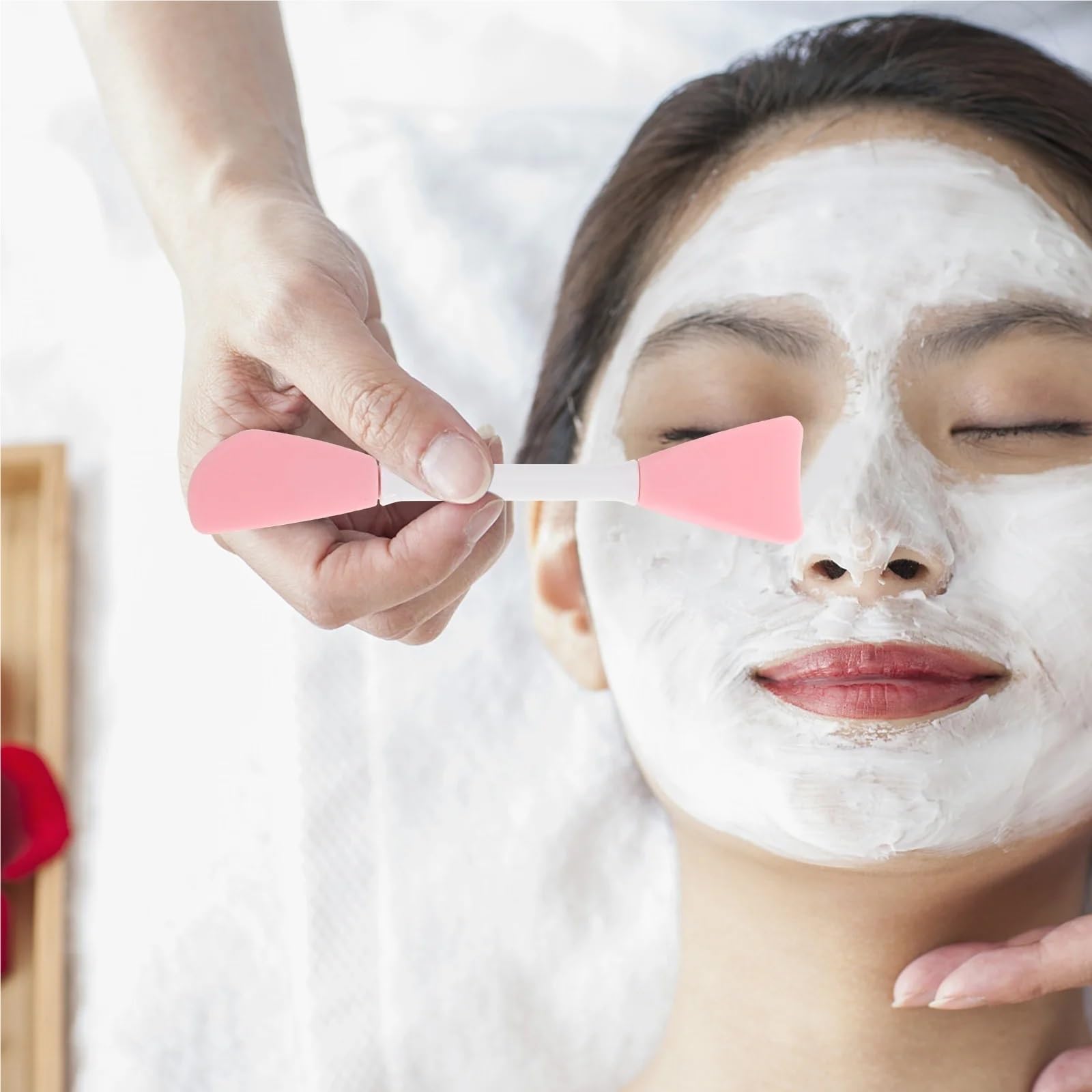 Silicone Face Mask Applicator Brush Set, 16-Piece