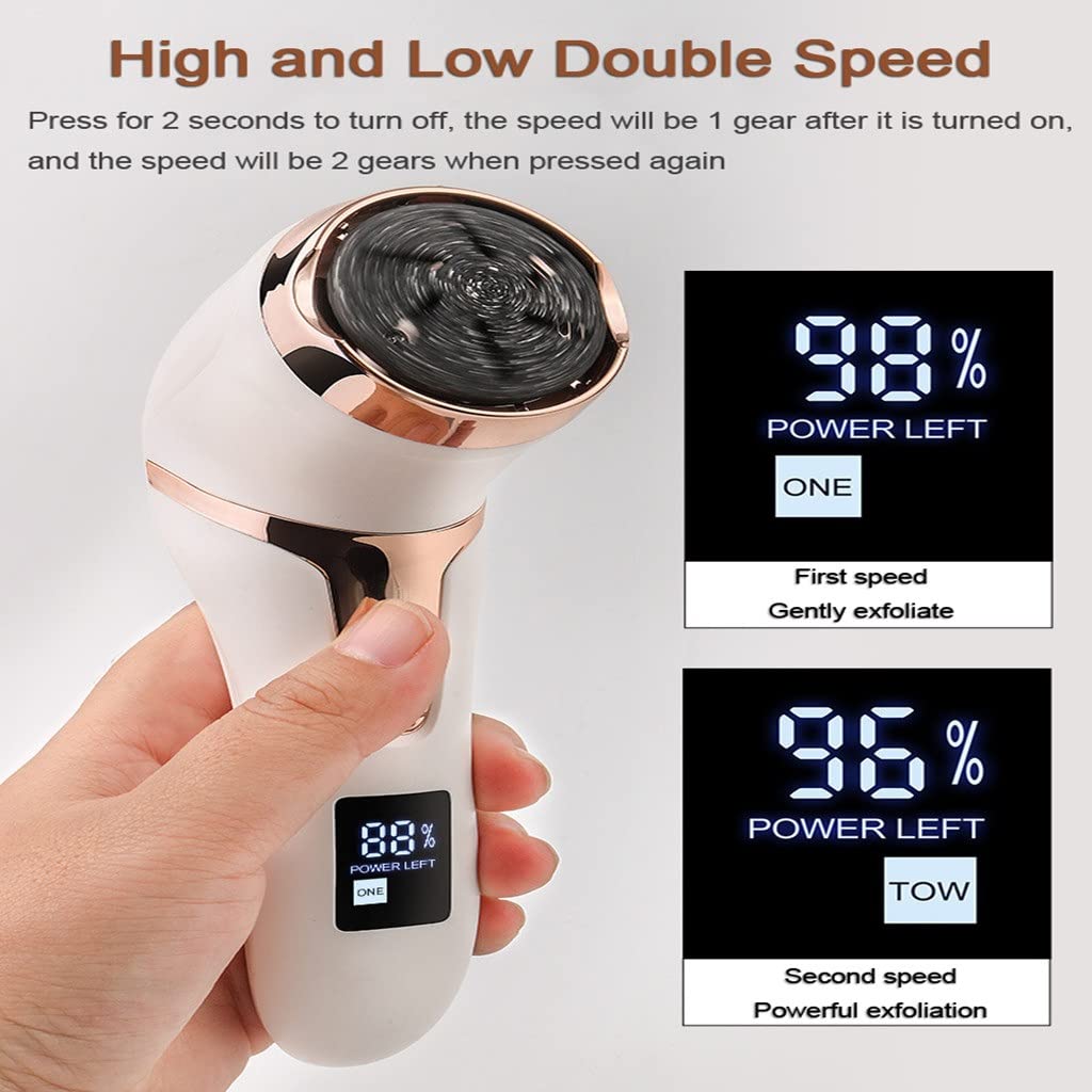 Rechargeable Electric Foot Callus Remover with LCD Display