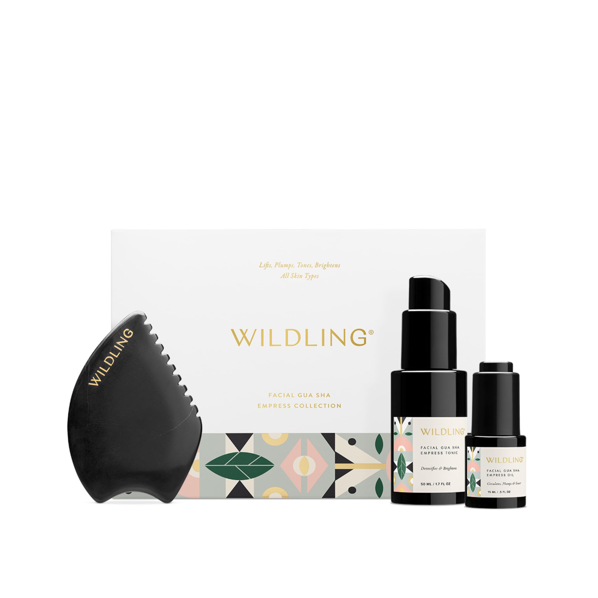 Bian Stone Gua Sha Facial Massage Set