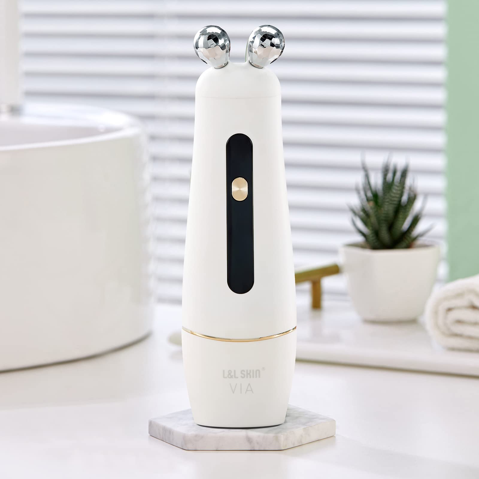 L&L SKIN VIA Face Massager, 3 in 1 Facial Massager for Women