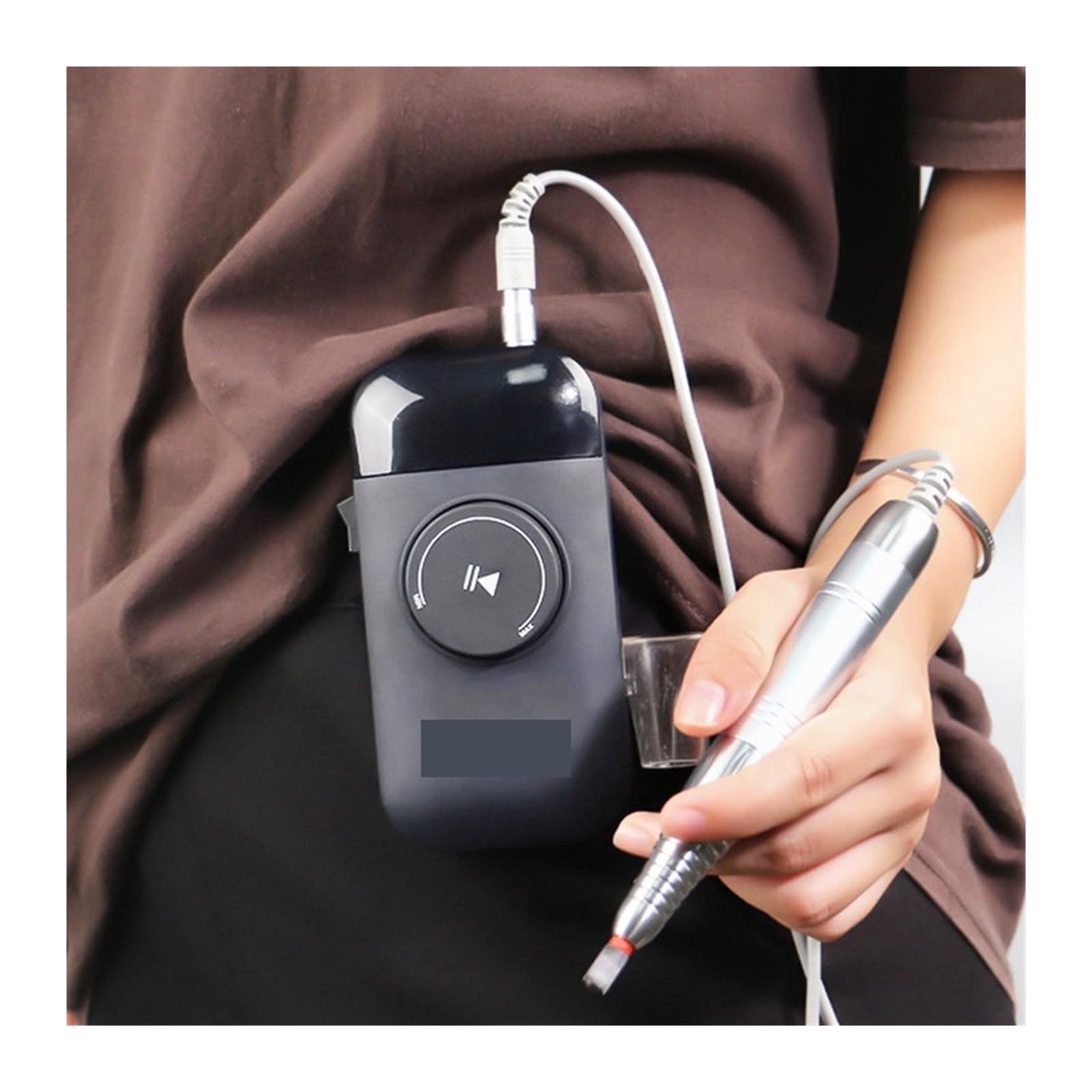 Portable Rechargeable Electric Nail Drill with LCD Display