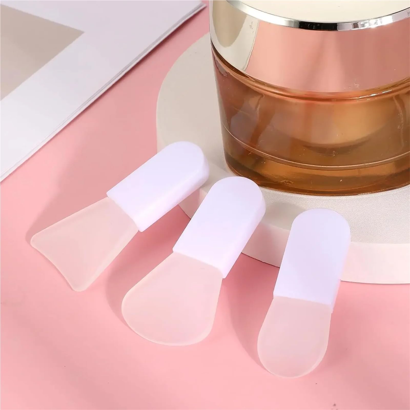 Silicone Face Mask & Cream Applicator Brush Set, 30-Piec