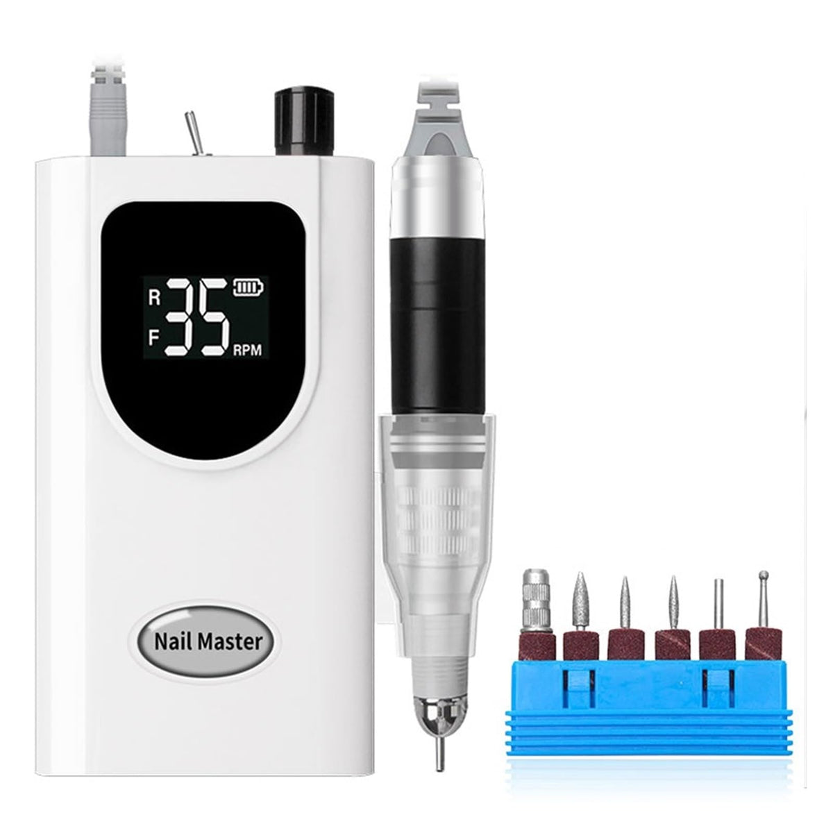 35,000 RPM Rechargeable Electric Nail Drill for Manicure & Pedicure