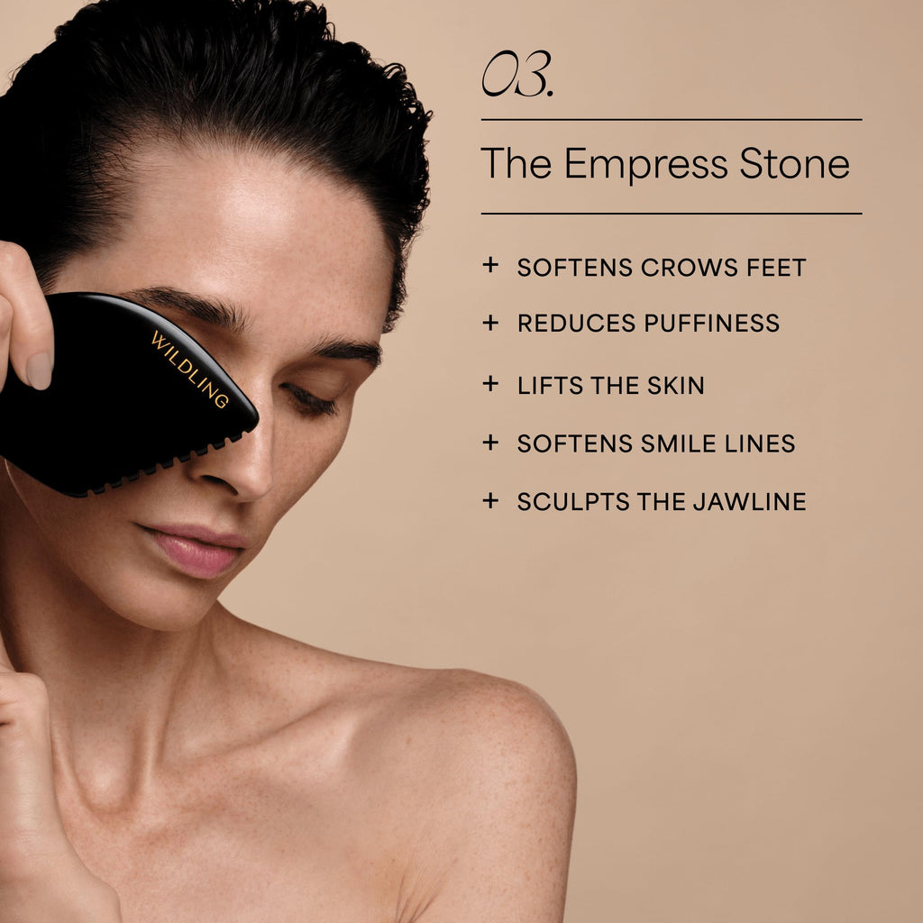 Bian Stone Gua Sha Facial Massage Set