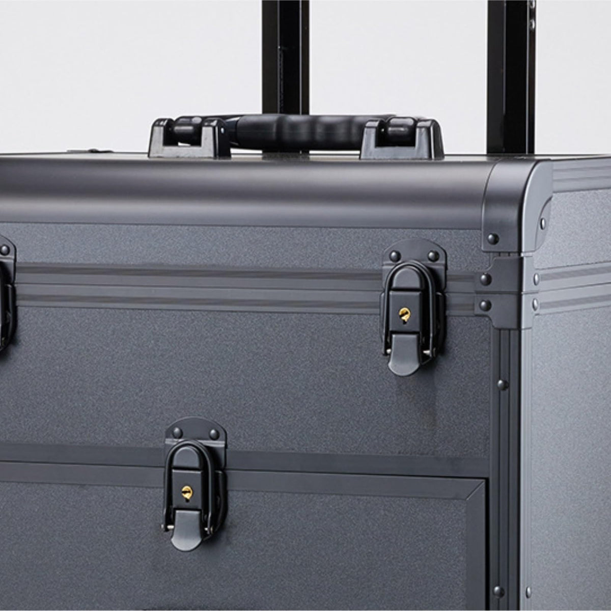 Lockable Rolling Hairdressing & Makeup Trolley Case