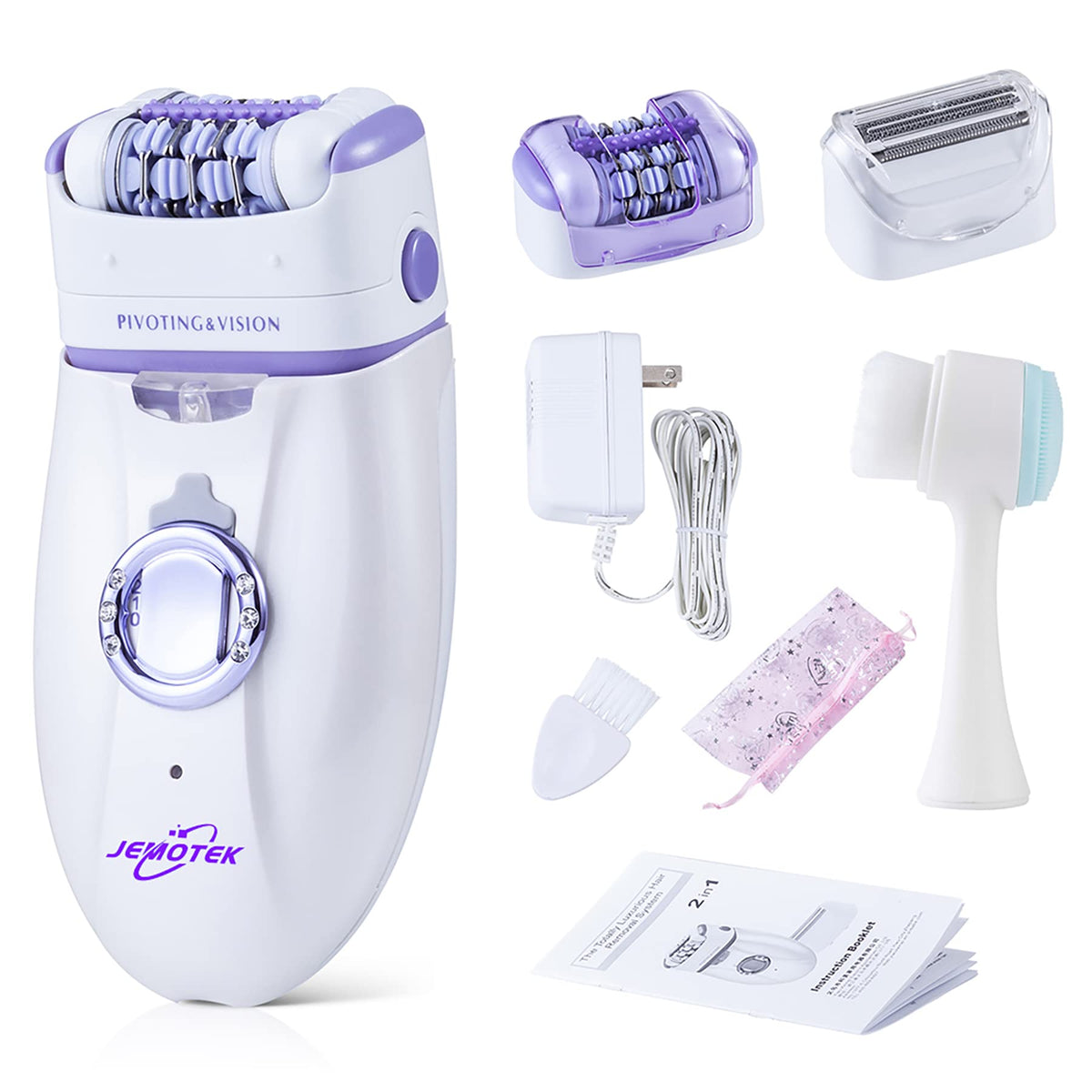 2-in-1 Cordless Epilator & Shaver for Face and Bikini Area
