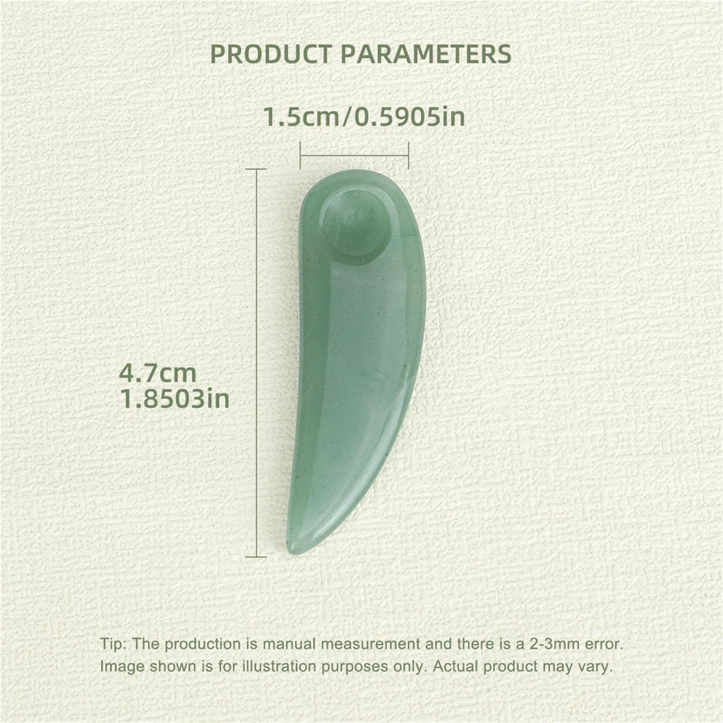 Jade Cosmetic Spatula for Creams & Lotions, 10-Piece Set