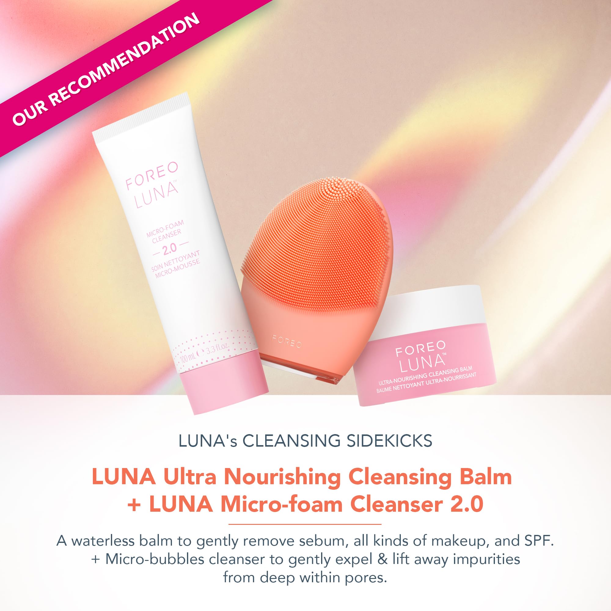 FOREO LUNA 4 Facial Cleansing Brush - Firming Face Massager