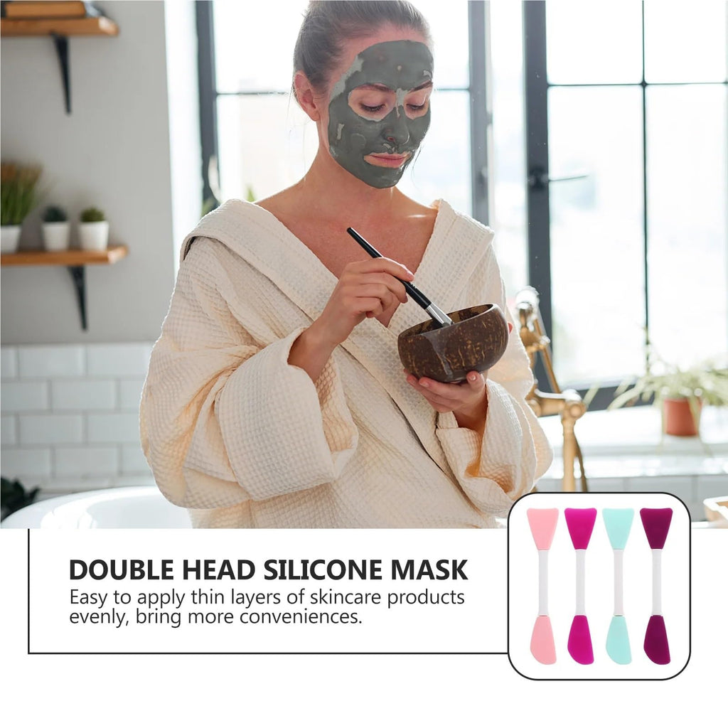 Silicone Face Mask Applicator Brush Set, 16-Piece