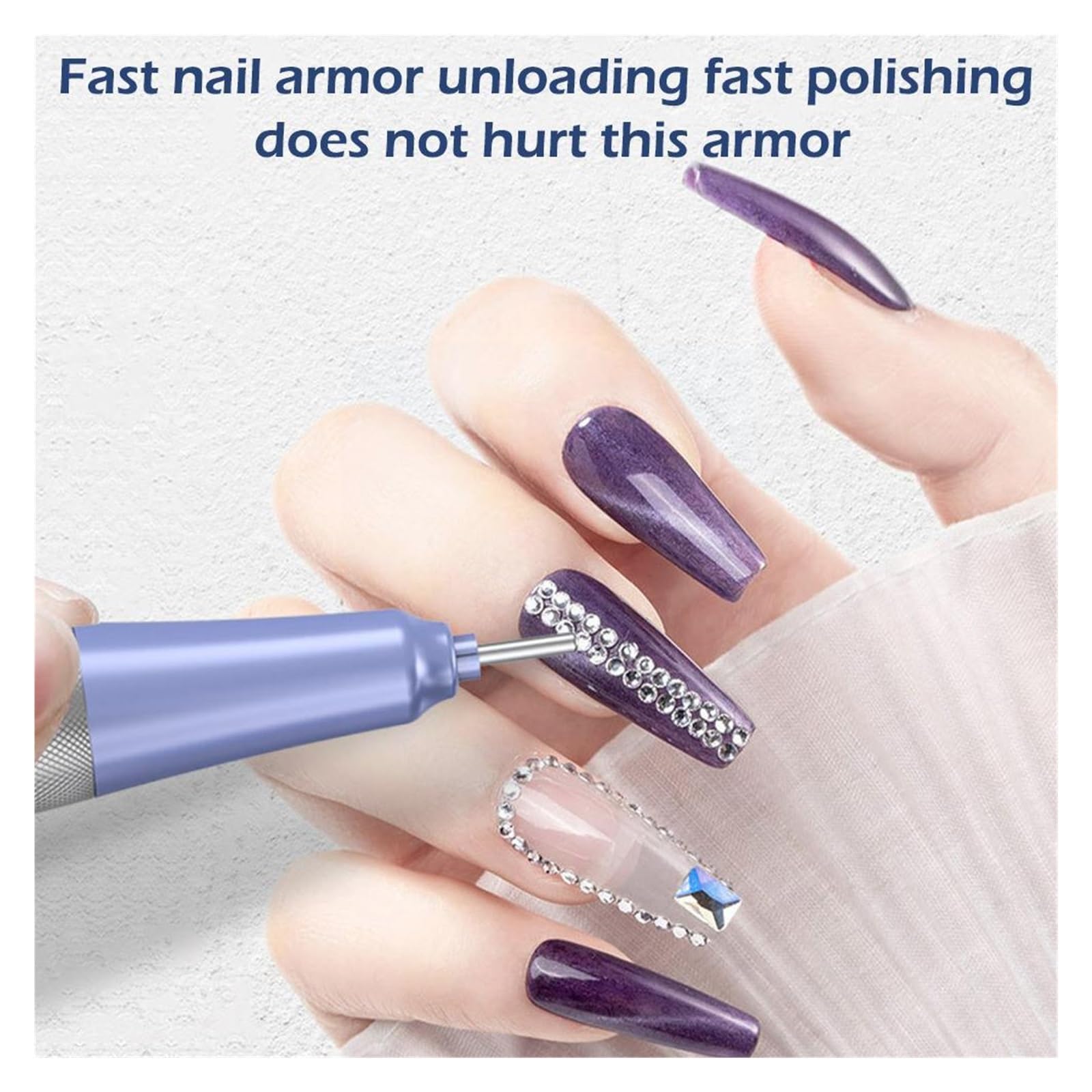 45,000 RPM Cordless Electric Nail Drill for Acrylic & Gel Nails