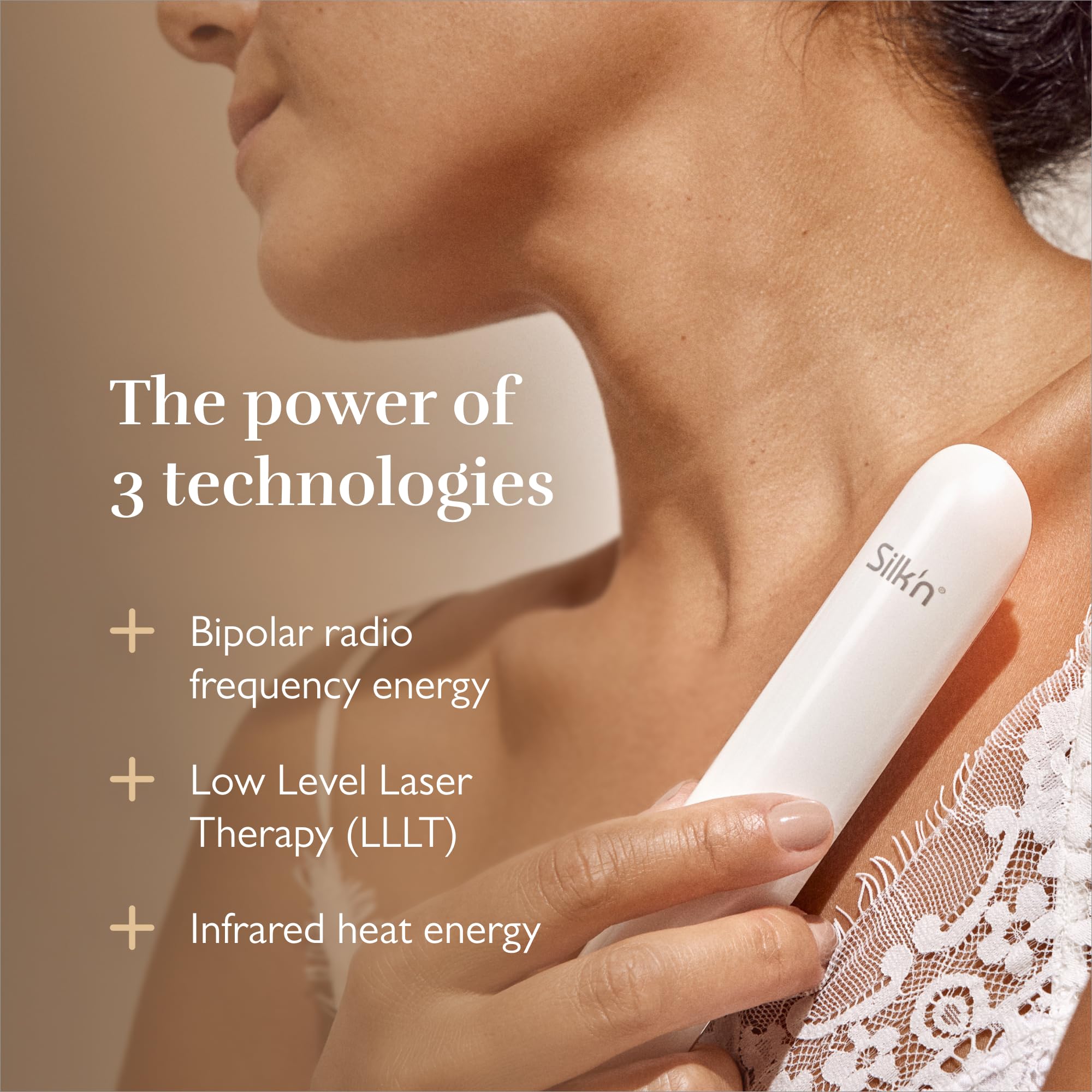 3-in-1 RF Skin Tightening Device with Laser & Red Light Therapy