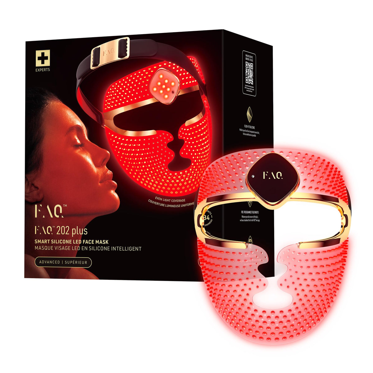 8-Color LED Face Mask for Wireless Facial Skincare