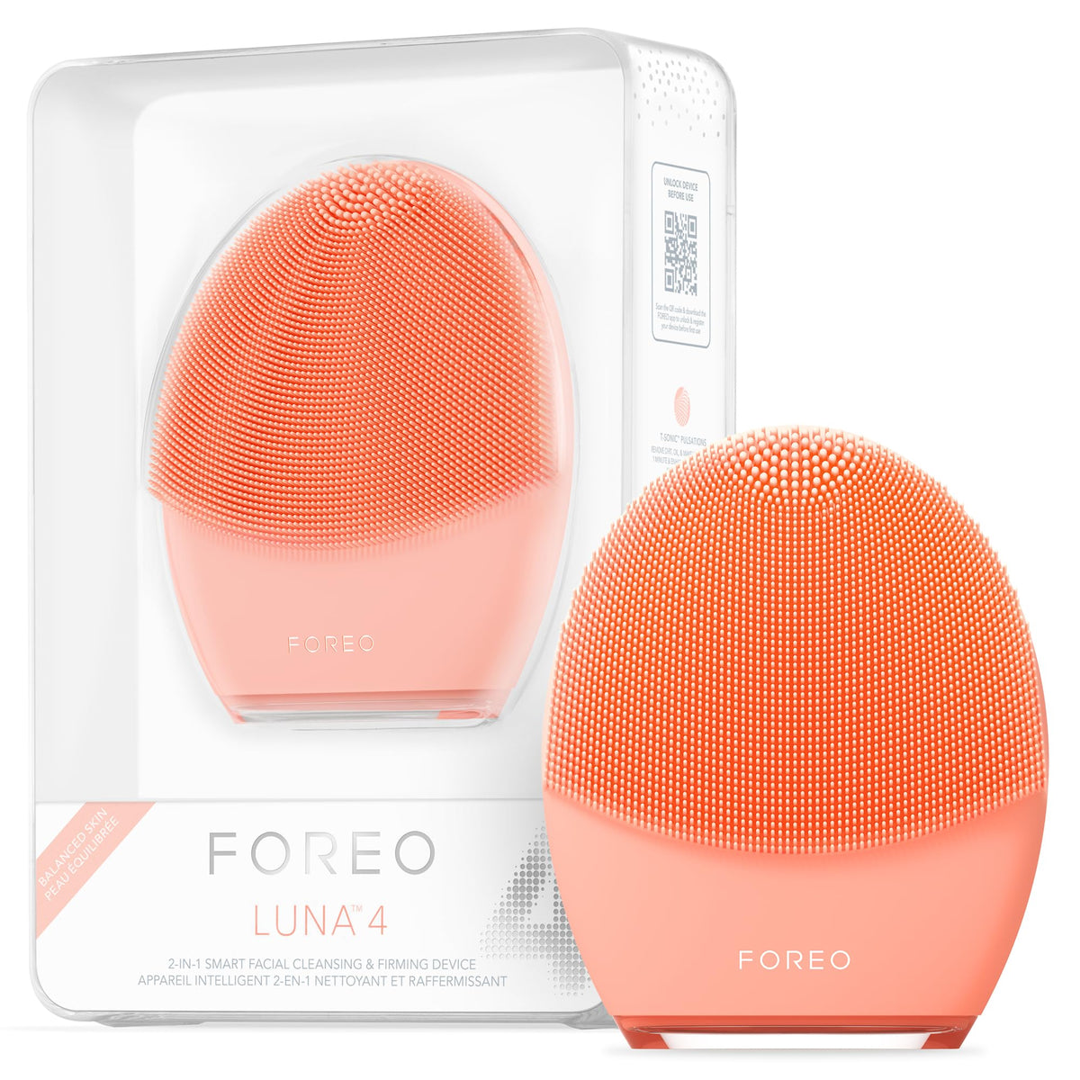 FOREO LUNA 4 Facial Cleansing Brush - Firming Face Massager